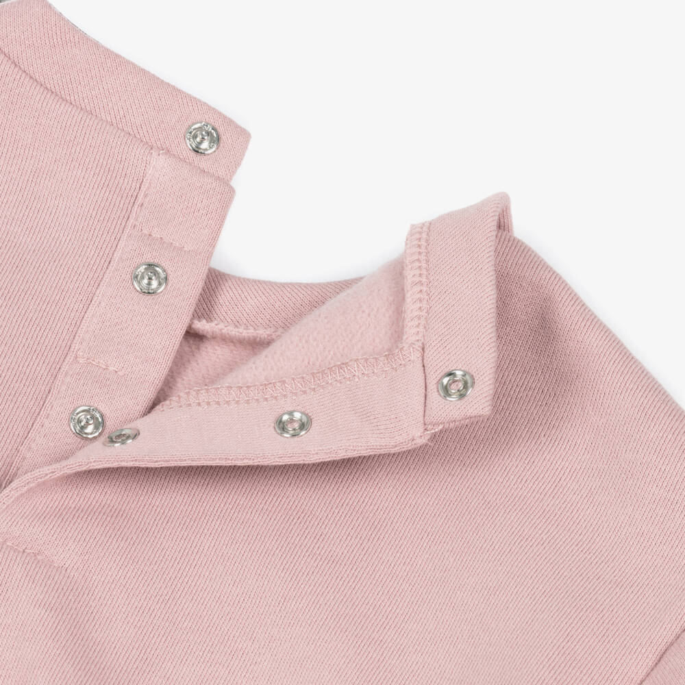 Mayoral-Girls Pink Jersey & Ivory Tulle Dress | Childrensalon Outlet