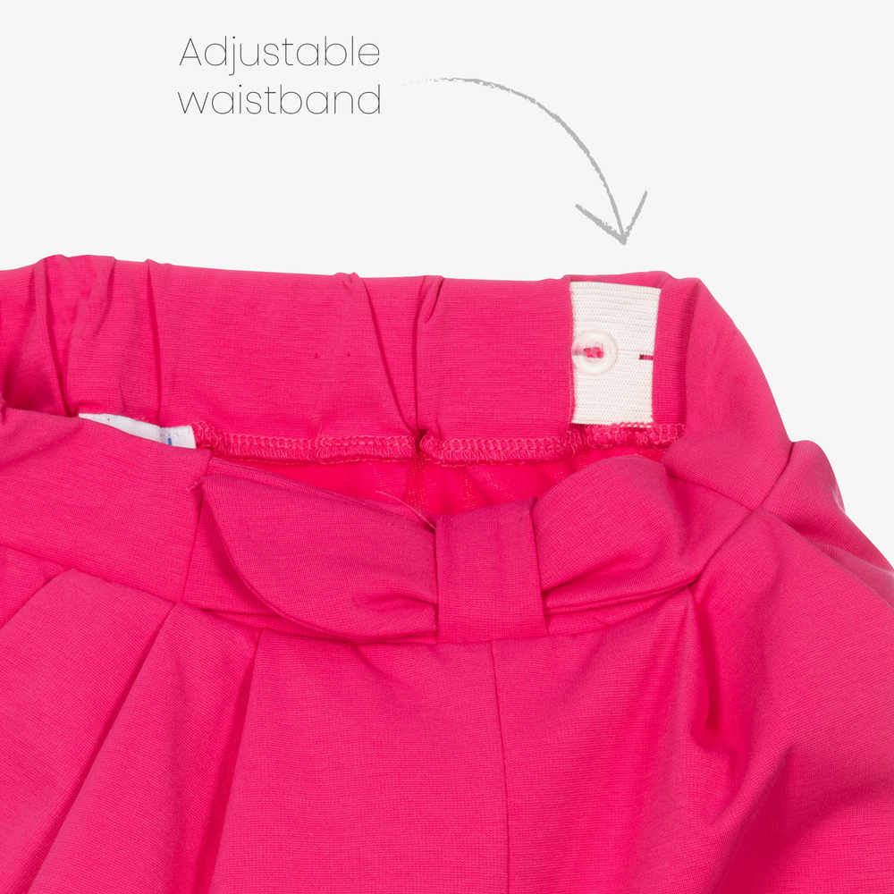 Mayoral-Girls Pink Jersey Trousers | Childrensalon Outlet