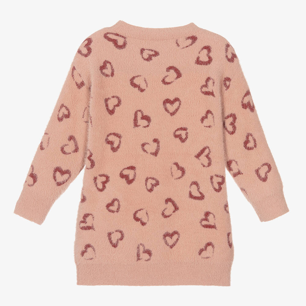 Mayoral-Розовое трикотажное платье для девочек | Childrensalon Outlet