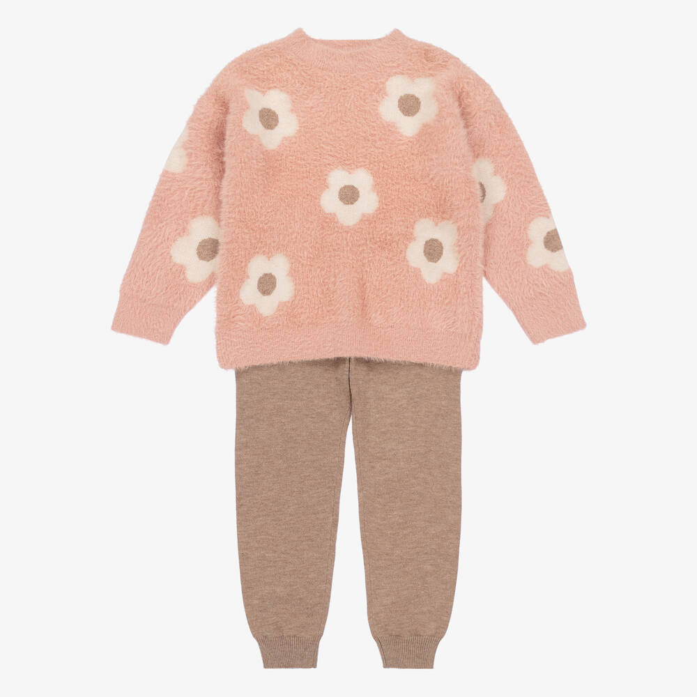 Mayoral - Ensemble pantalon rose Fille | Childrensalon