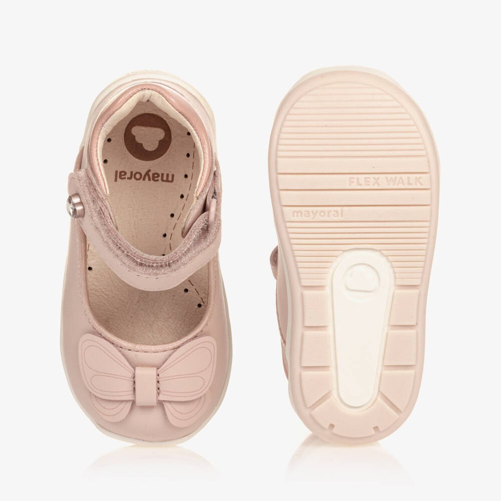 مايورال-حذاء لبدء المشي أطفال بناتى لون زهرى | Childrensalon Outlet