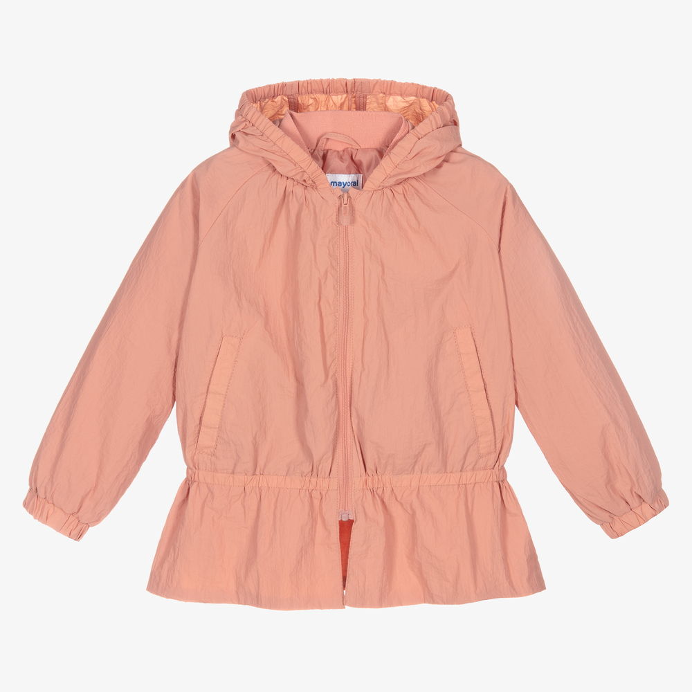 Mayoral - Girls Pink Lightweight Jacket | Childrensalon