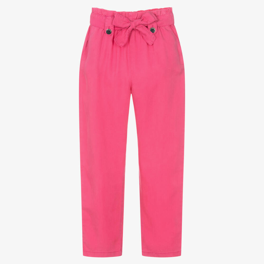 Mayoral - Розовые брюки из лиоцелла | Childrensalon