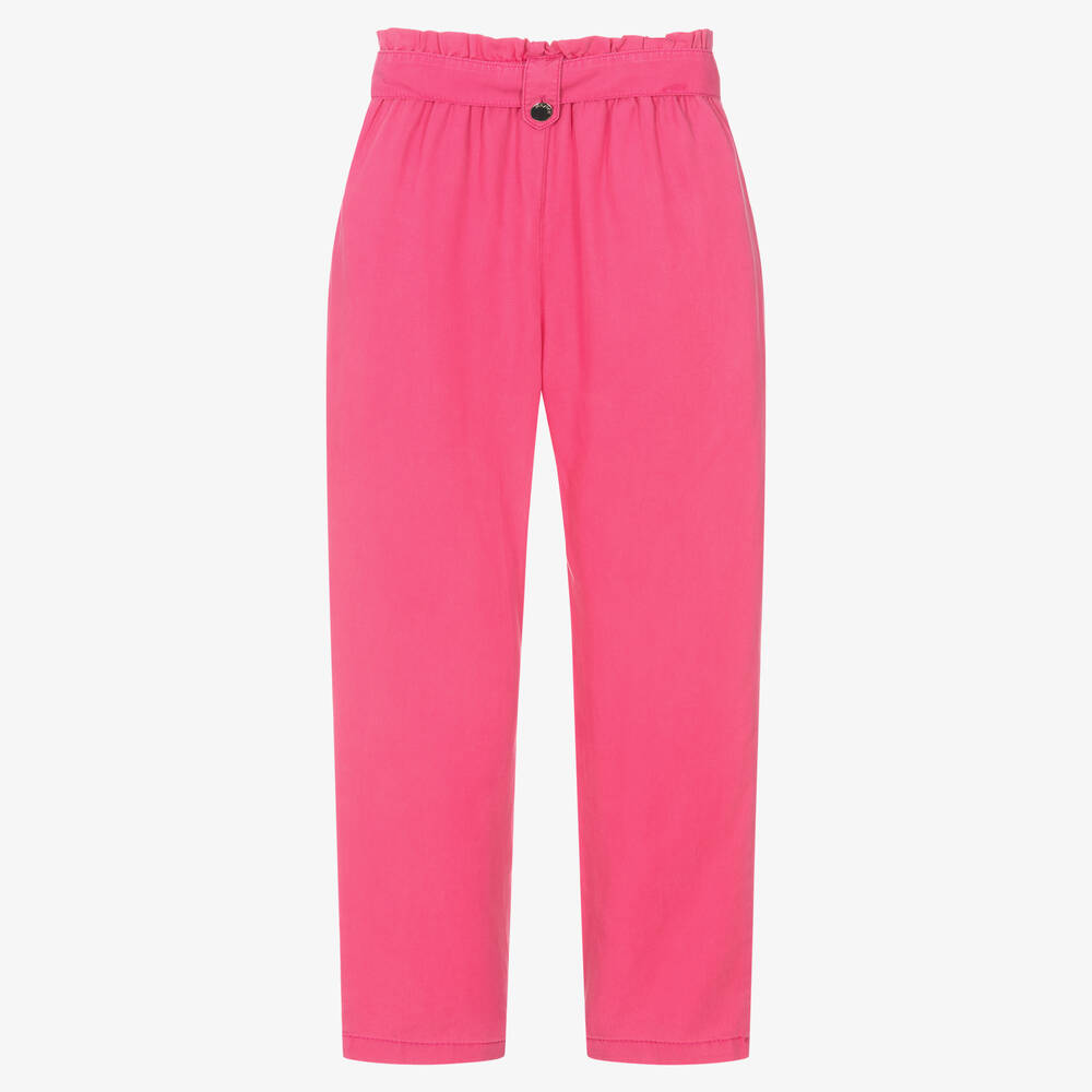 Mayoral-Розовые брюки из лиоцелла | Childrensalon Outlet