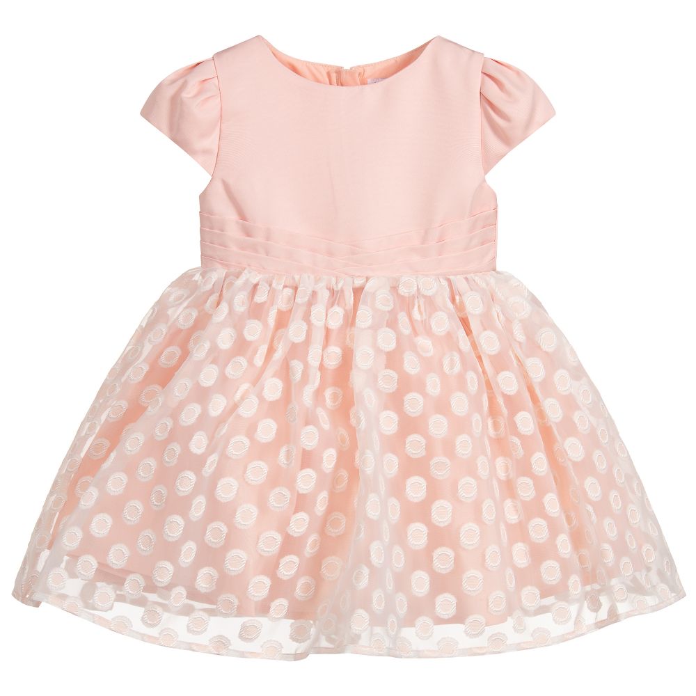 Mayoral - Girls Pink Organza Dress | Childrensalon