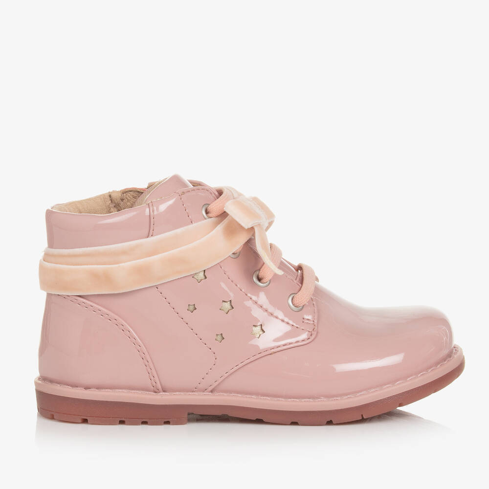 Mayoral-Розовые лакированные ботинки | Childrensalon Outlet