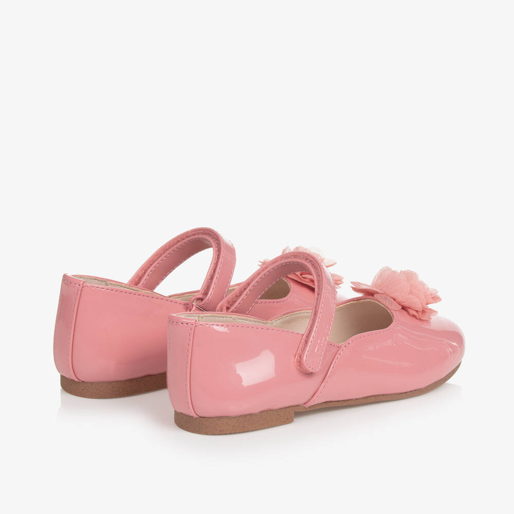 Mayoral-Girls Pink Patent Faux Leather Pumps | Childrensalon Outlet