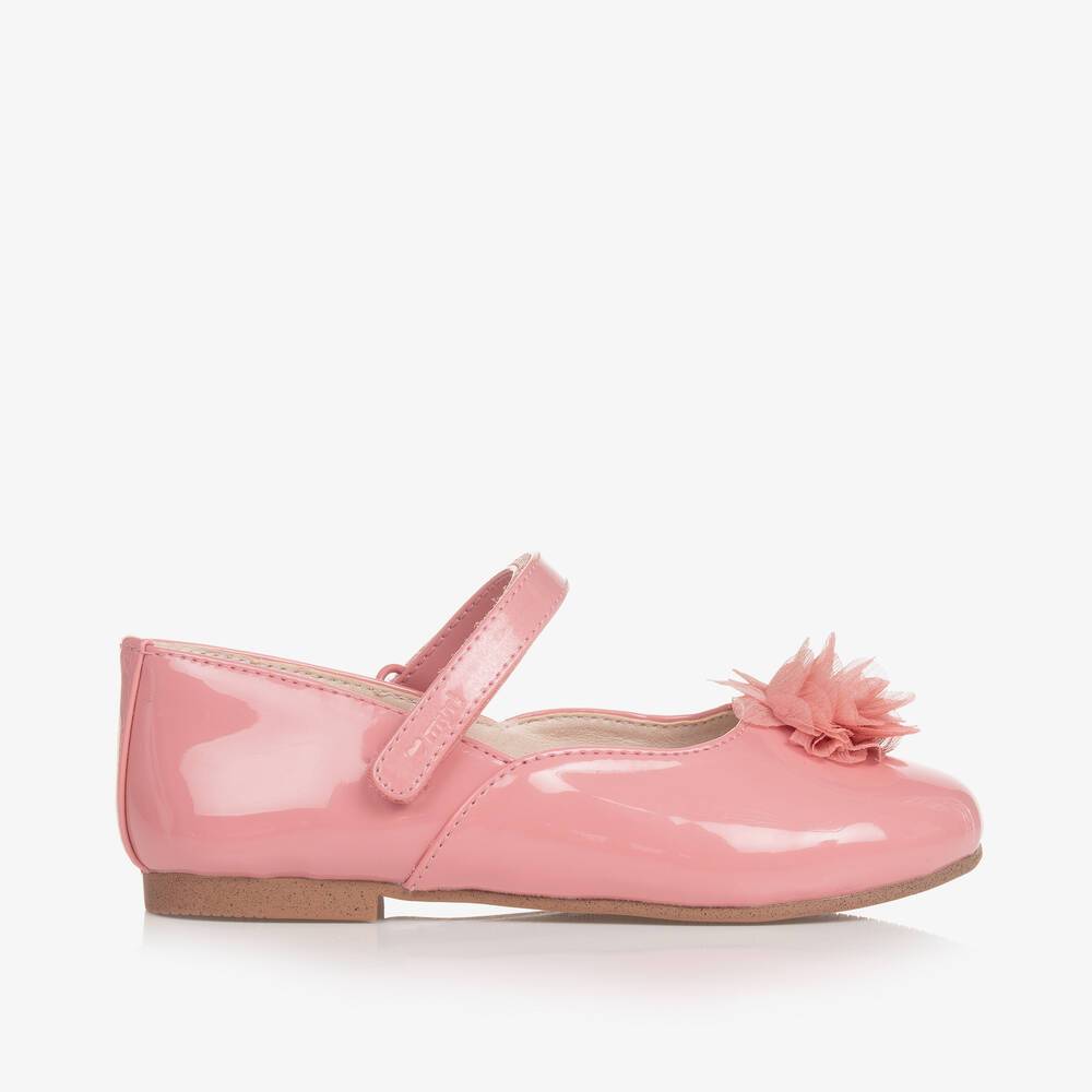 Mayoral-Girls Pink Patent Faux Leather Pumps | Childrensalon Outlet
