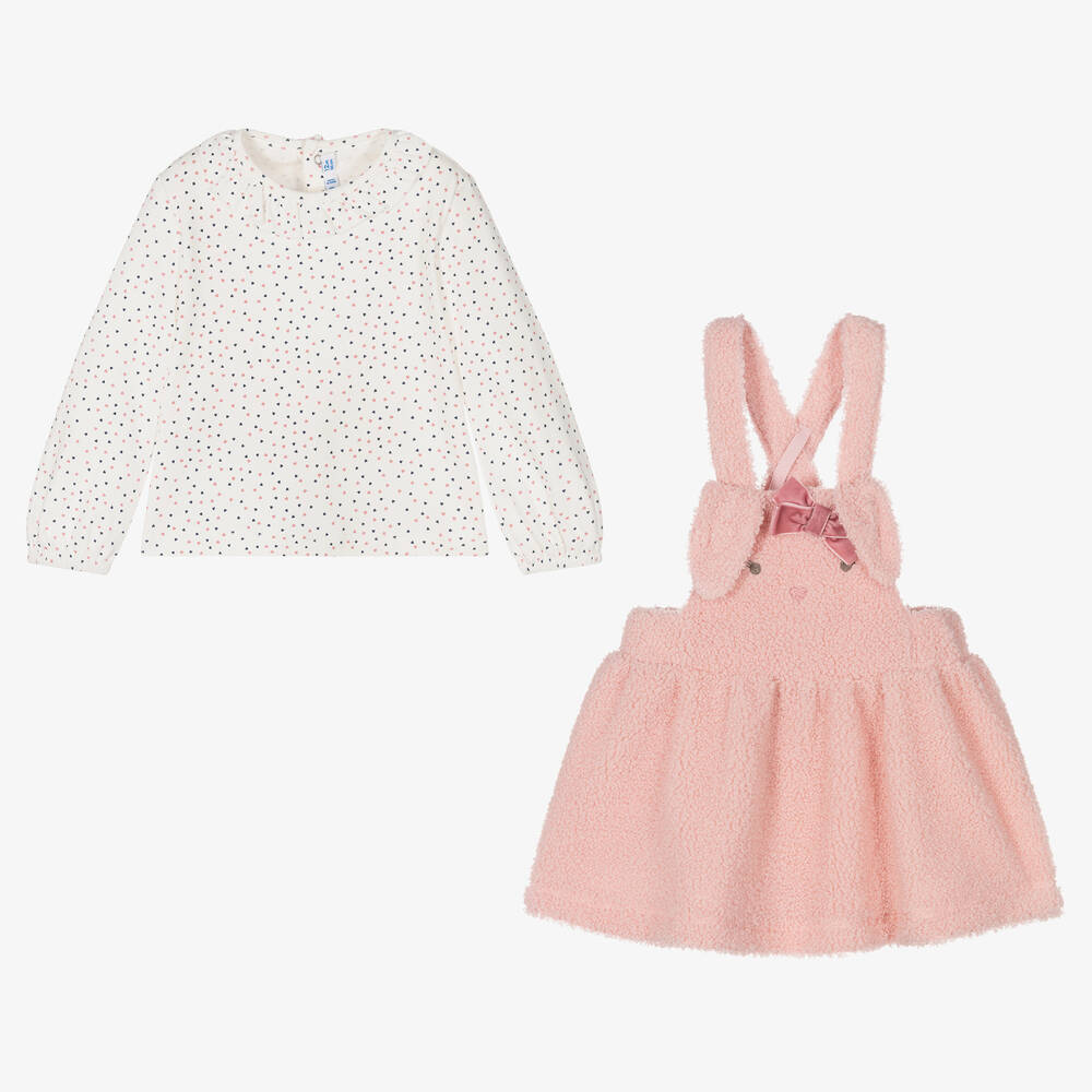 Mayoral-Топ и розовый сарафан для девочек | Childrensalon Outlet