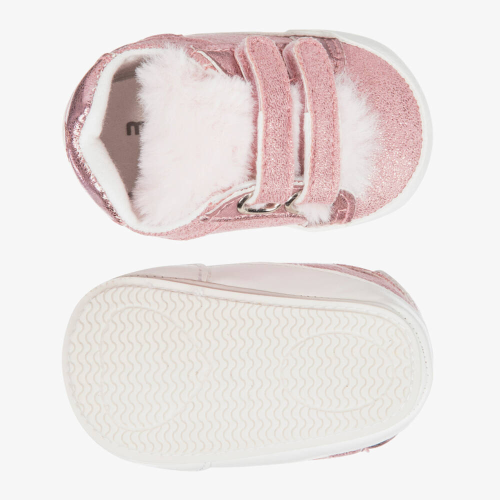 Mayoral Newborn-Girls Pink Pre-Walker Shoes | Childrensalon Outlet