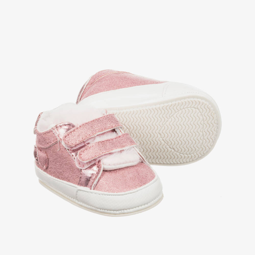 Mayoral Newborn-Girls Pink Pre-Walker Shoes | Childrensalon Outlet