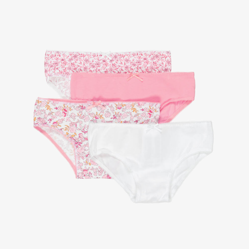 Mayoral-Girls Pink Print Knicker Pack | Childrensalon Outlet