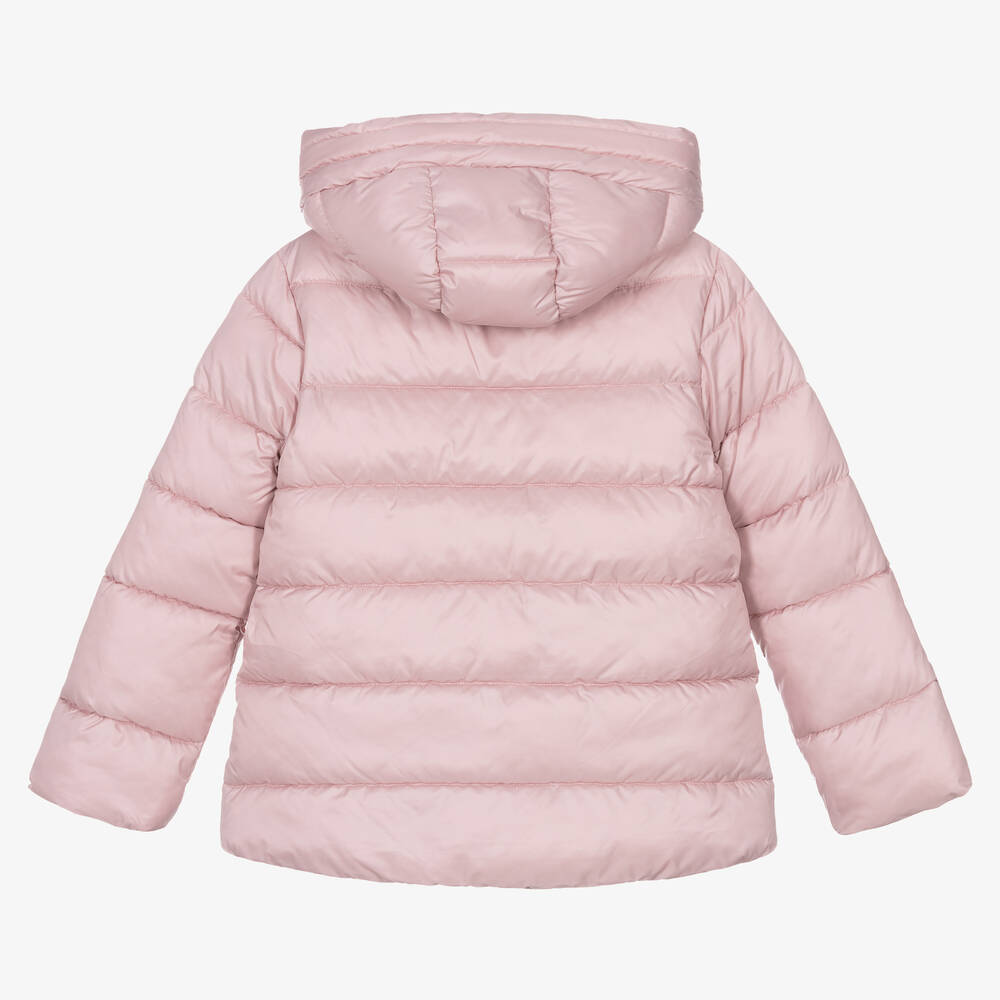 Mayoral-Розовый пуховик с капюшоном | Childrensalon Outlet