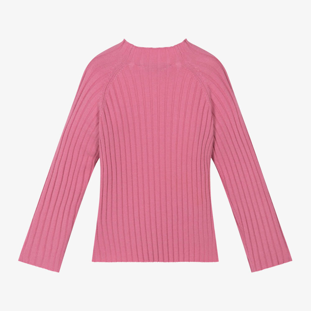 مايورال-توب بياقة لون زهري للبنات | Childrensalon Outlet