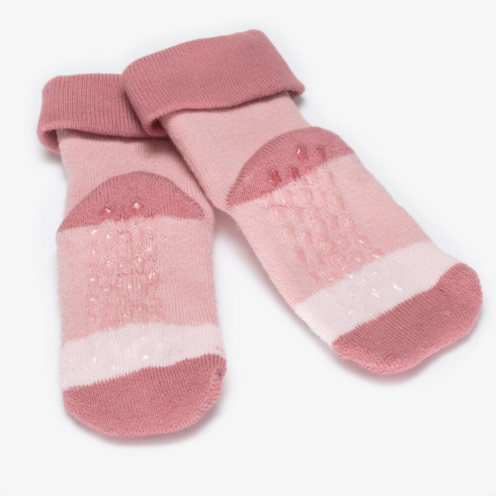 Mayoral Newborn-Girls Pink Safari Knit Socks | Childrensalon Outlet