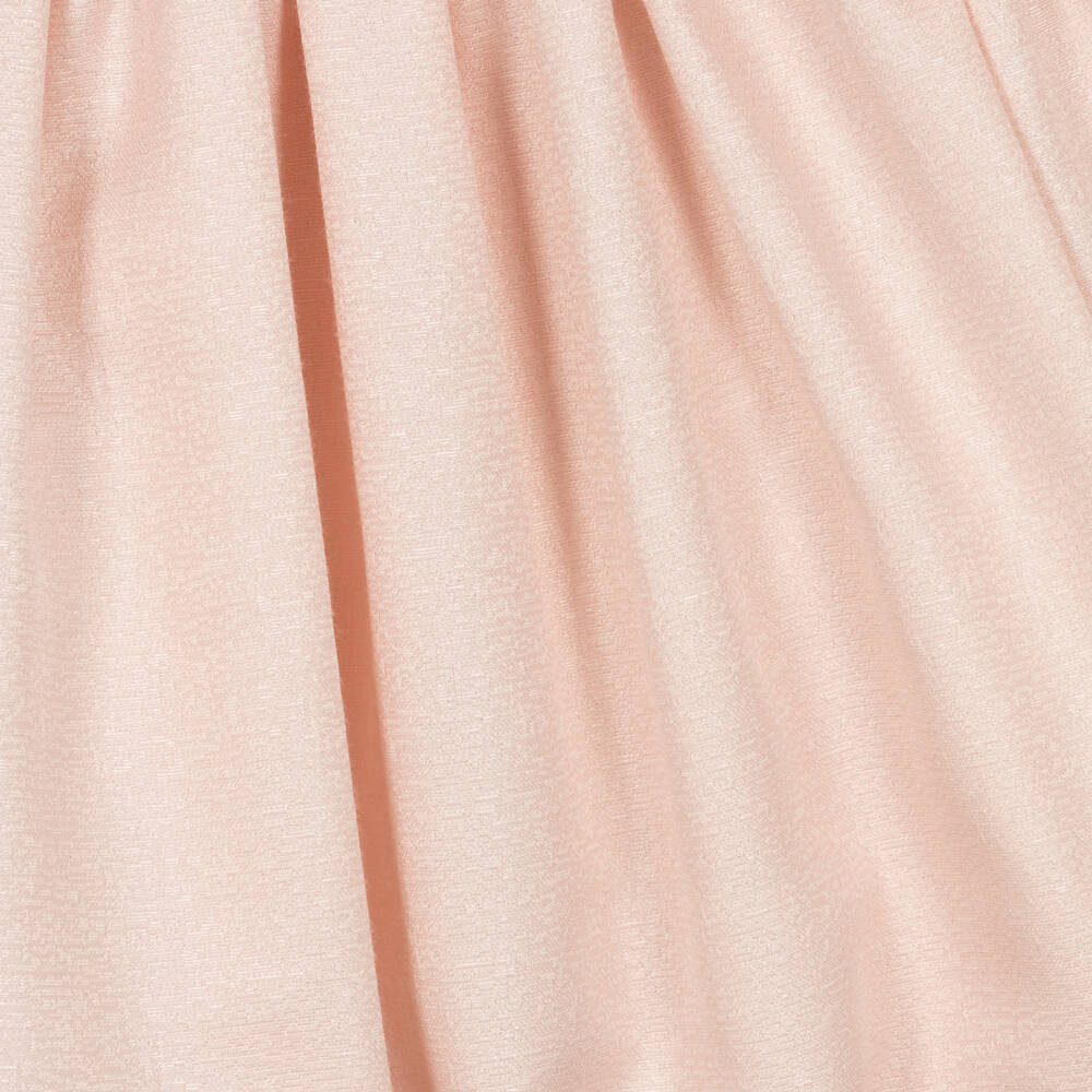 Mayoral-Girls Pink Shimmer Flower Dress | Childrensalon Outlet