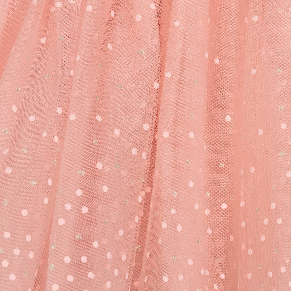 Mayoral-Girls Pink Tulle Dots Tutu Skirt | Childrensalon Outlet