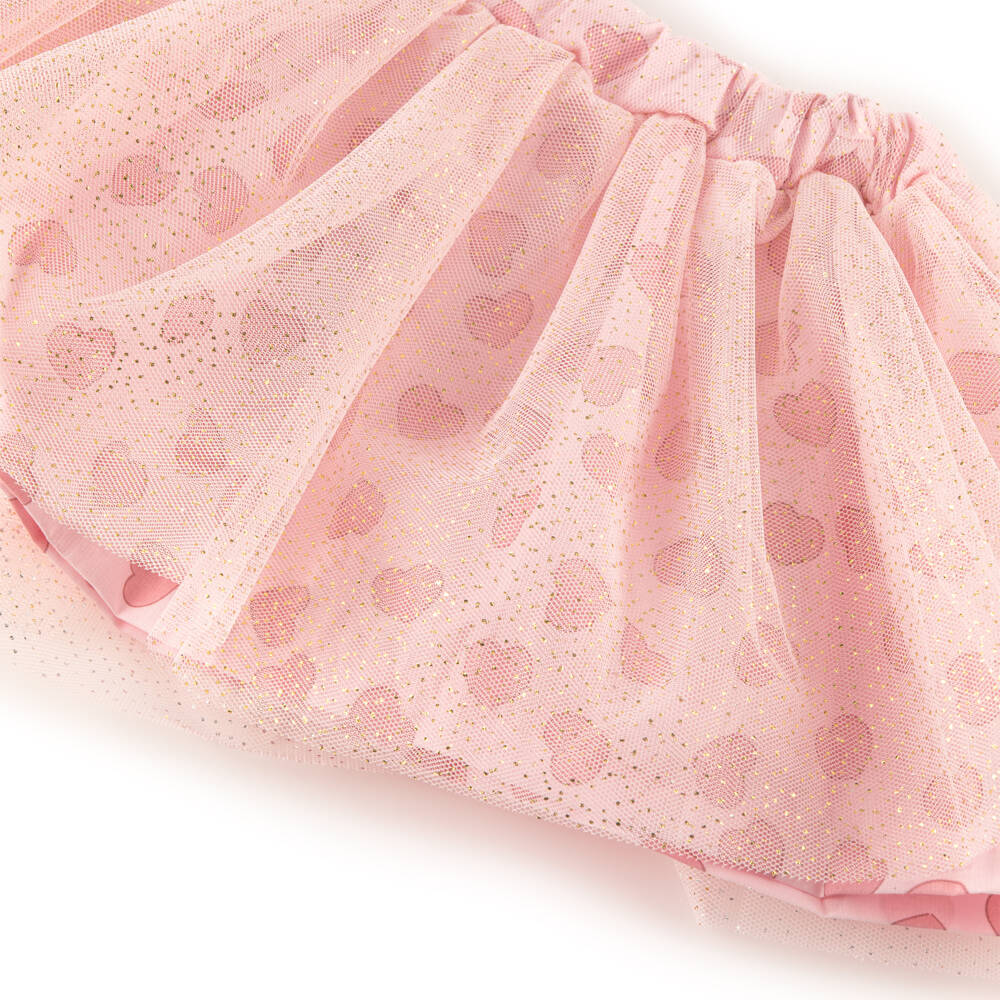 Mayoral Newborn-Girls Pink Tulle & White Cotton Ensemble | Childrensalon Outlet