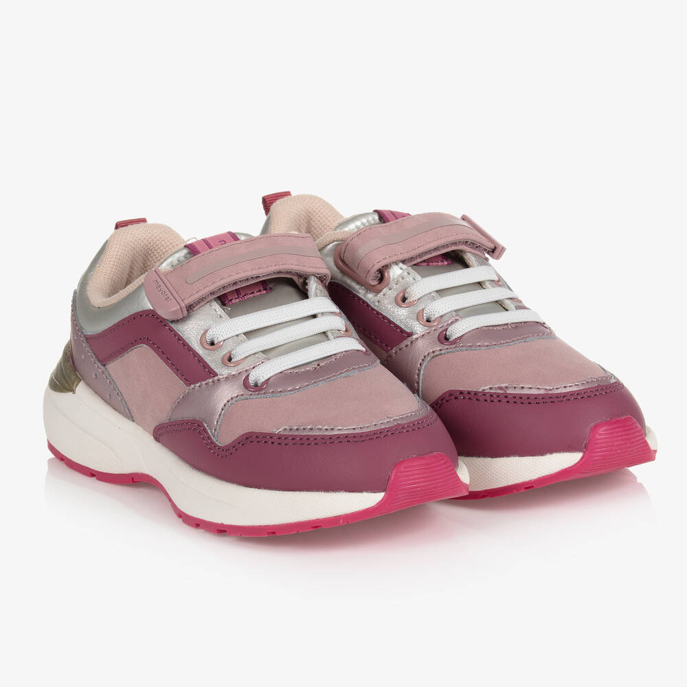 Mayoral - Розовые кроссовки на липучке | Childrensalon