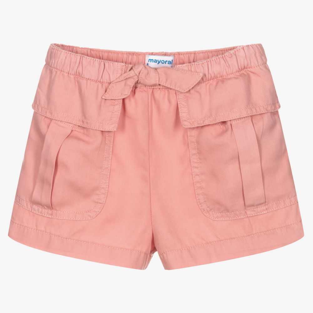 Mayoral - Short rose en viscose Fille | Childrensalon