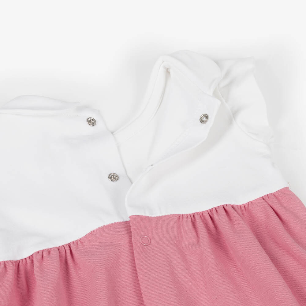 Mayoral Newborn-Girls' Pink & White Cotton Set | Childrensalon Outlet