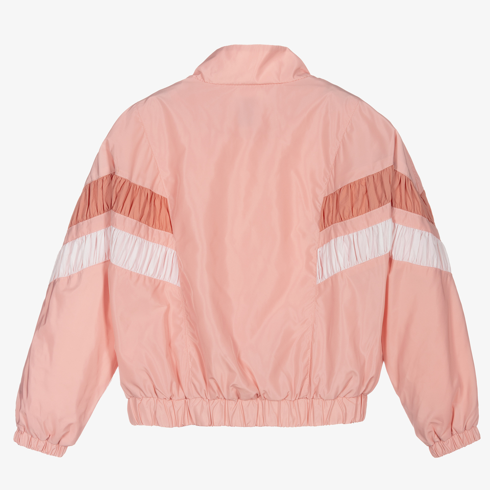 Mayoral - Girls Pink Windbreaker Jacket | Childrensalon Outlet