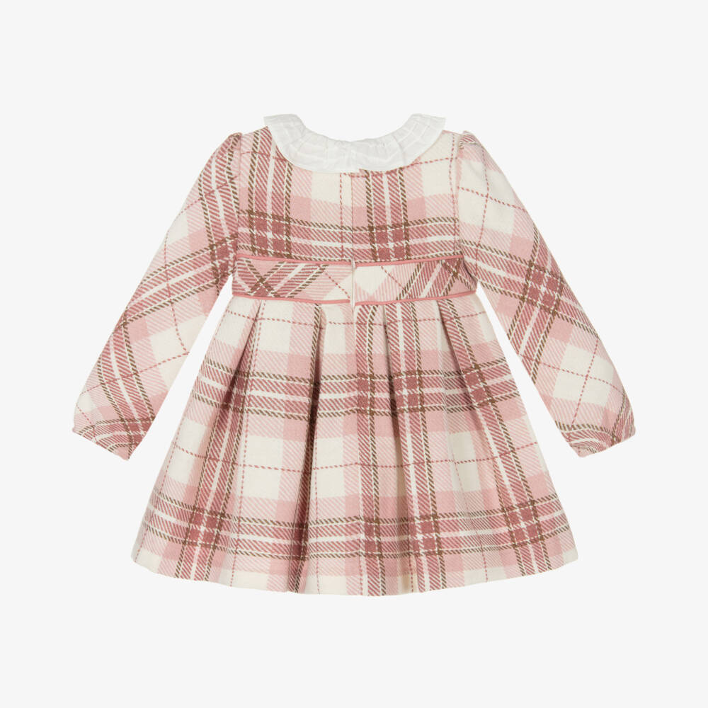 Mayoral-Girls Plaid Pink Dress | Childrensalon Outlet