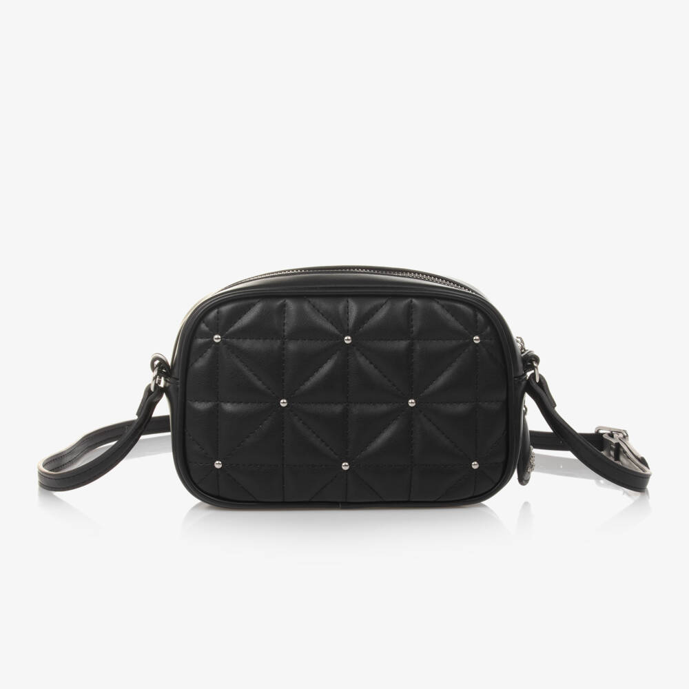 Mayoral-Girls Quilted Black Shoulder Bag | Childrensalon Outlet