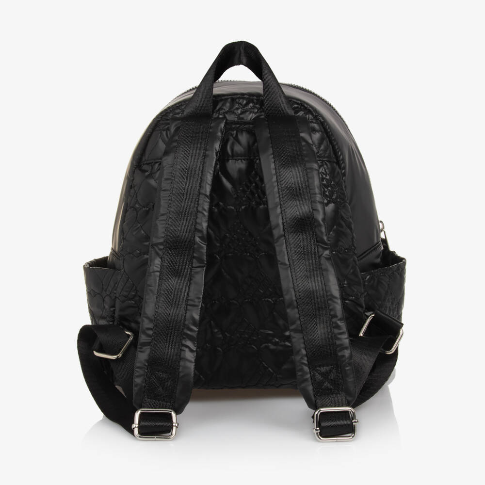 Mayoral-حقيبة ظهر مبطنة لون أسود للبنات (26 سم) | Childrensalon Outlet