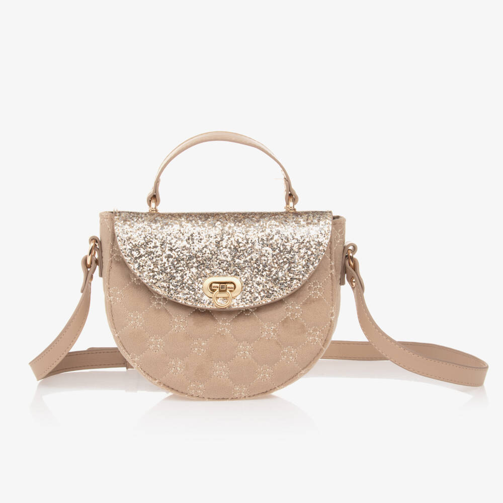Mayoral-Girls Quilted Velour Glitter Bag | Childrensalon Outlet