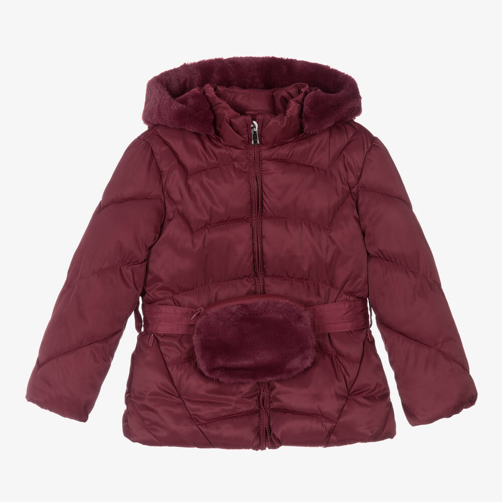 Mayoral - Rote Steppjacke mit Gürtel (M) | Childrensalon