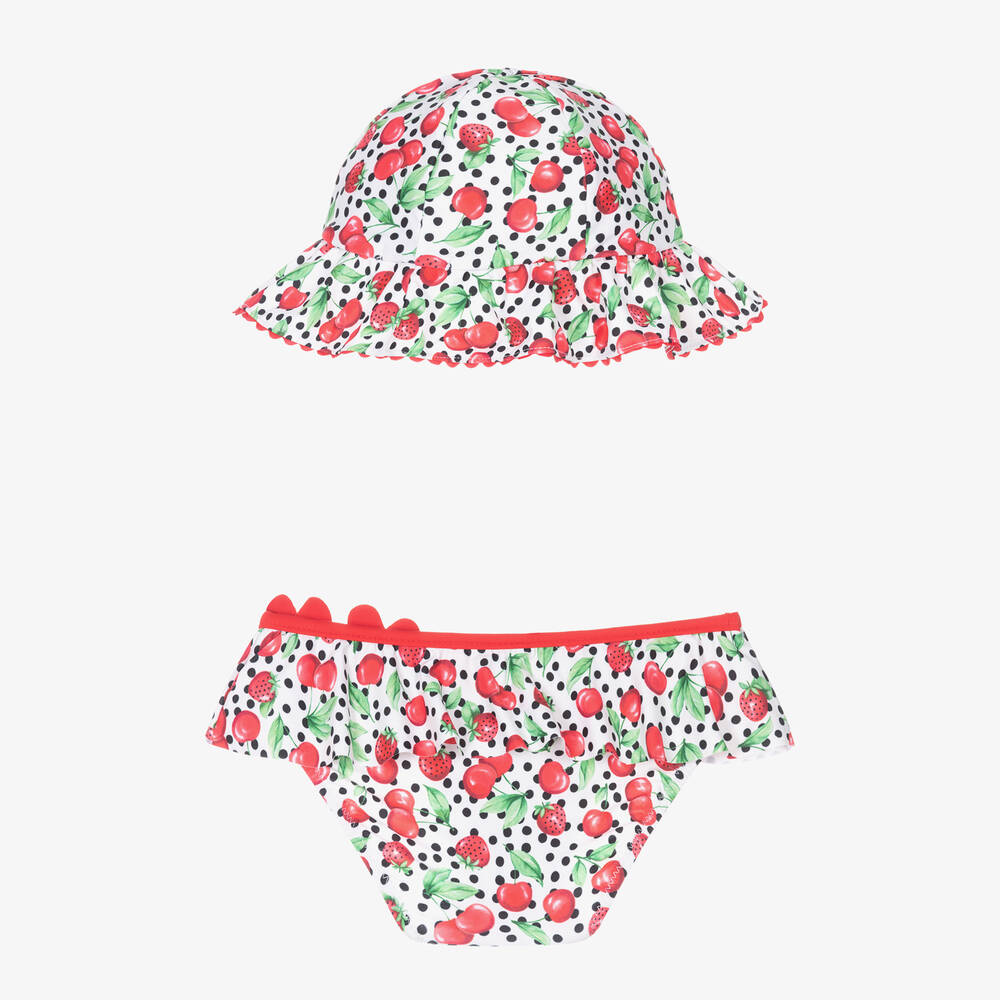 Mayoral-Красные трусики бикини и панама | Childrensalon Outlet