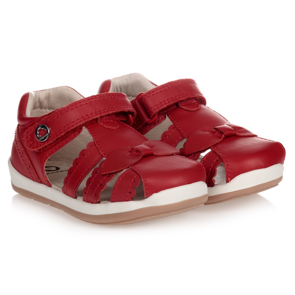 Mayoral - Girls Red Bow Sandals | Childrensalon