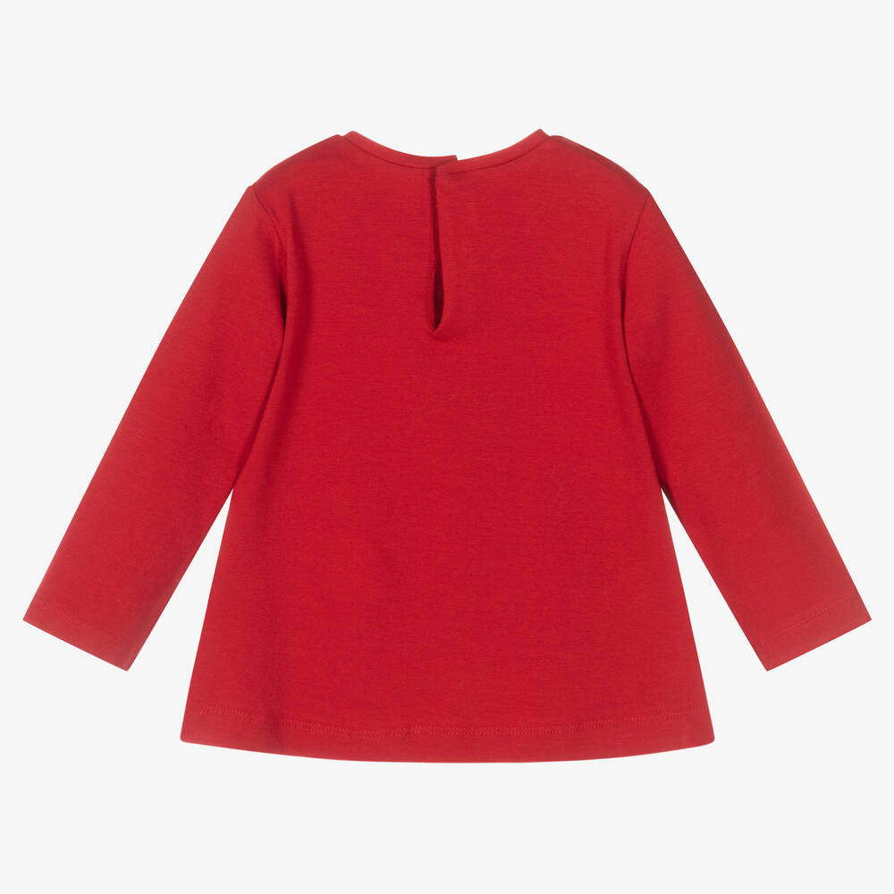 Mayoral-Красный хлопковый топ для девочек | Childrensalon Outlet