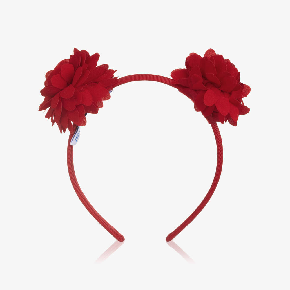Mayoral-Girls Red Flower Hairband | Childrensalon Outlet