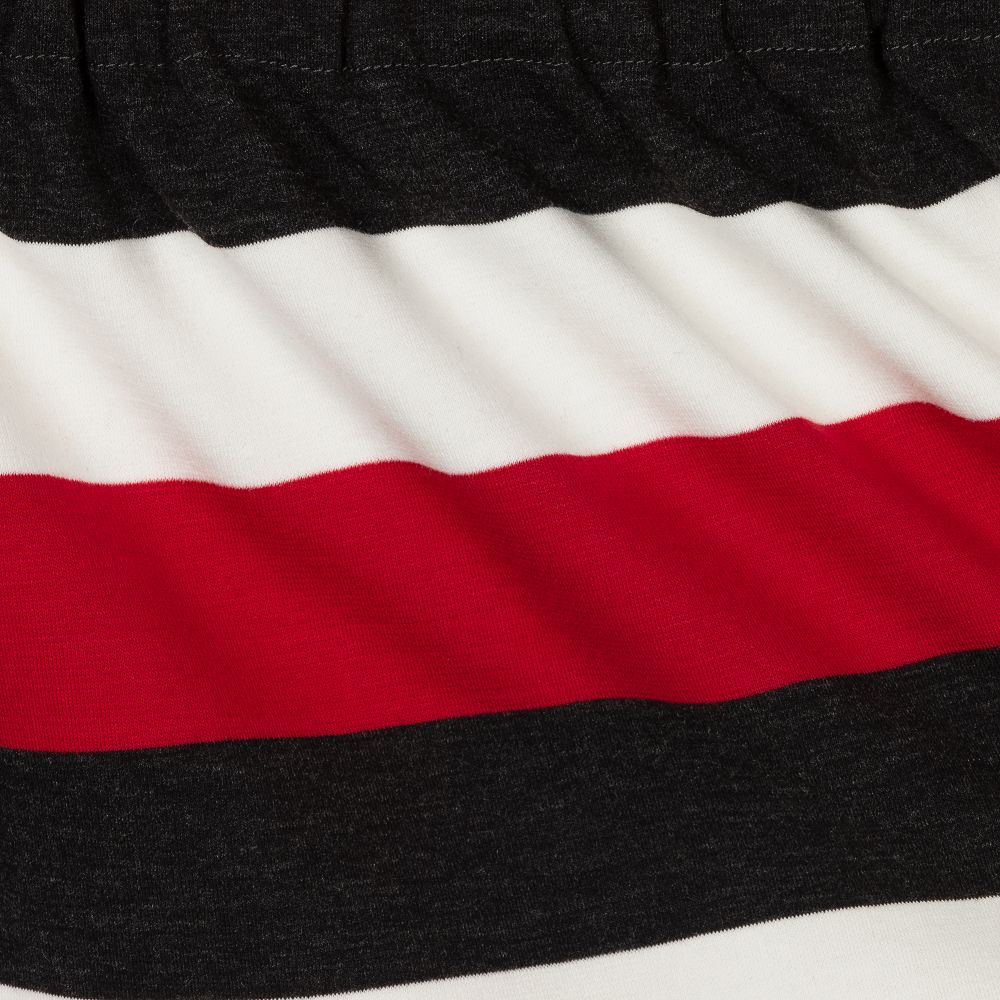 Mayoral-Красно-серое платье из джерси для девочек | Childrensalon Outlet