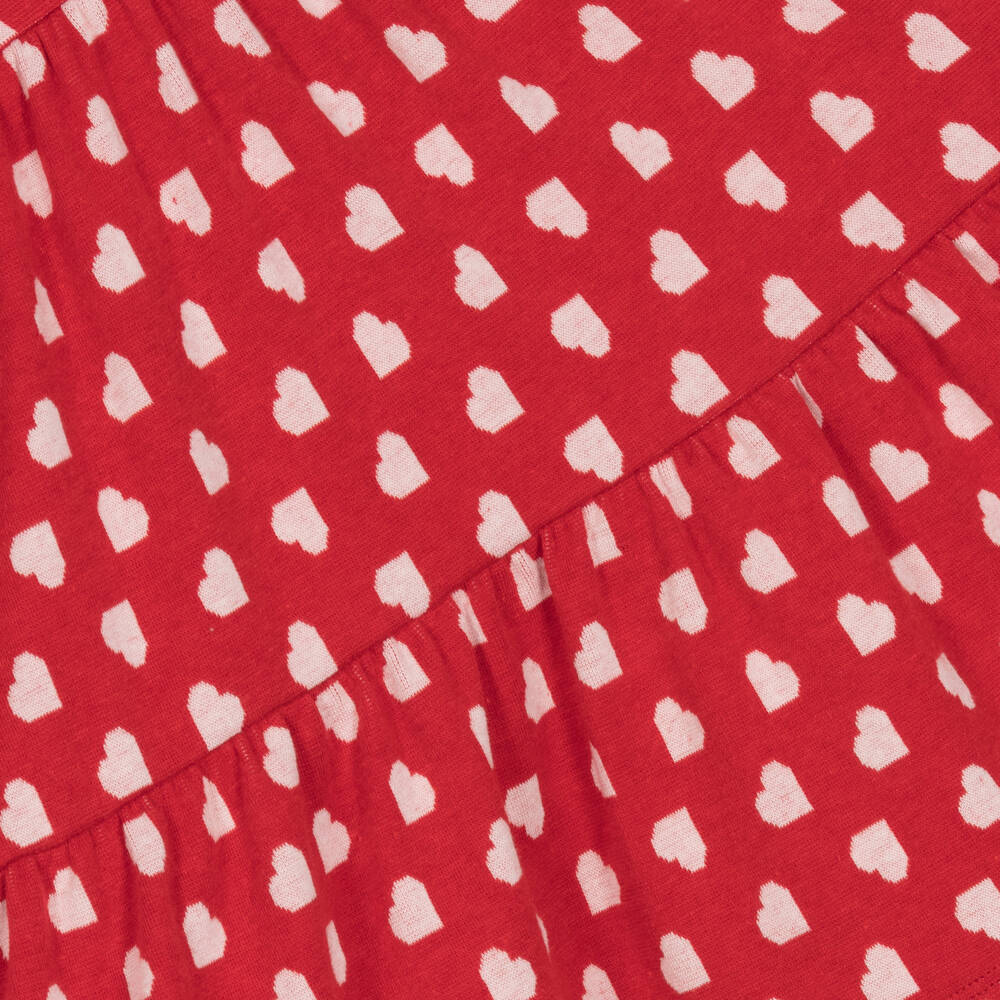 Mayoral-Girls Red Heart Dress & Bag Set | Childrensalon Outlet