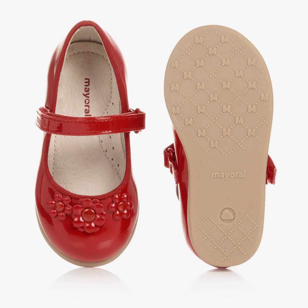 Mayoral-Красные лакированные туфли из искусственной кожи для девочек | Childrensalon Outlet