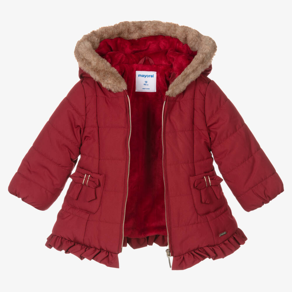 Mayoral Doudoune rouge fille Childrensalon Outlet