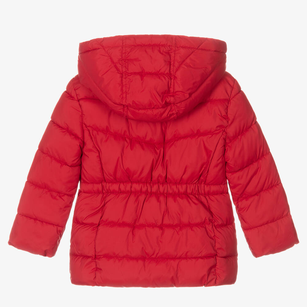 مايورال-معطف بافر لون أحمر للبنات | Childrensalon Outlet