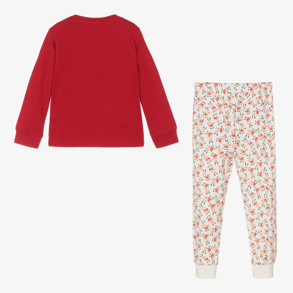 Mayoral-Красная пижама с оленем для девочек | Childrensalon Outlet