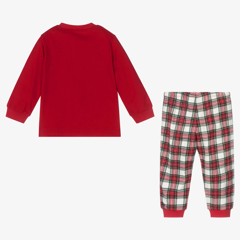 Mayoral-Красная пижама в клетку для девочек | Childrensalon Outlet