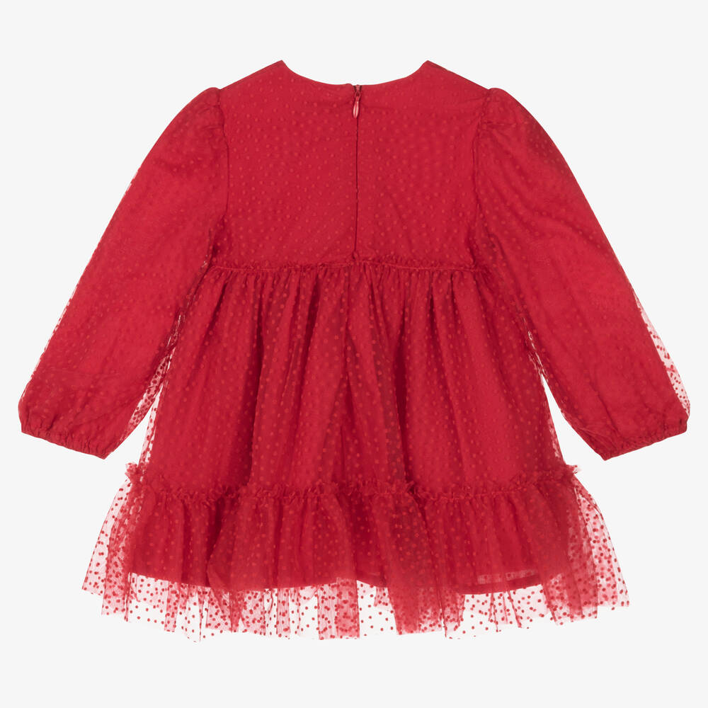 Mayoral red dress discount