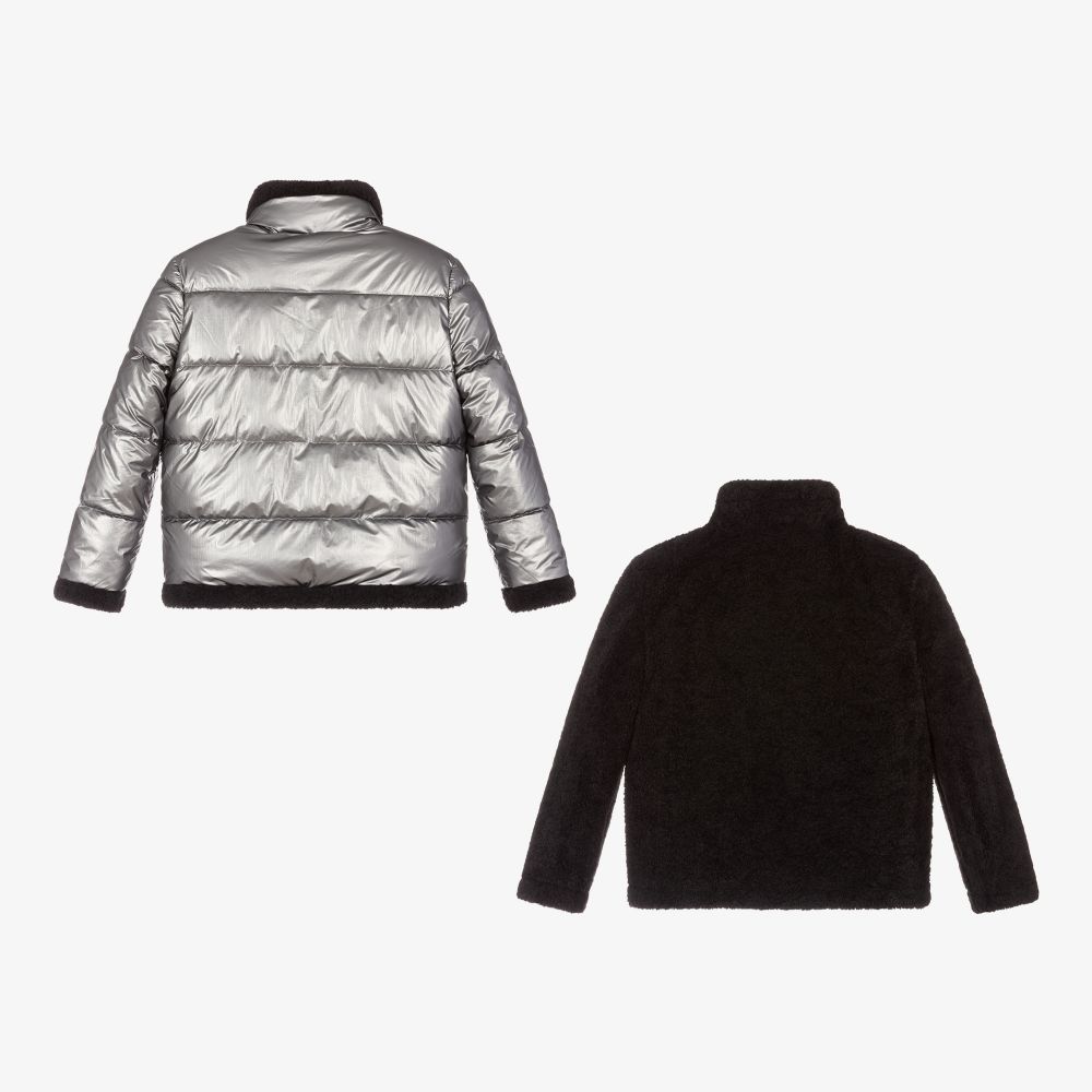Mayoral silver jacket store