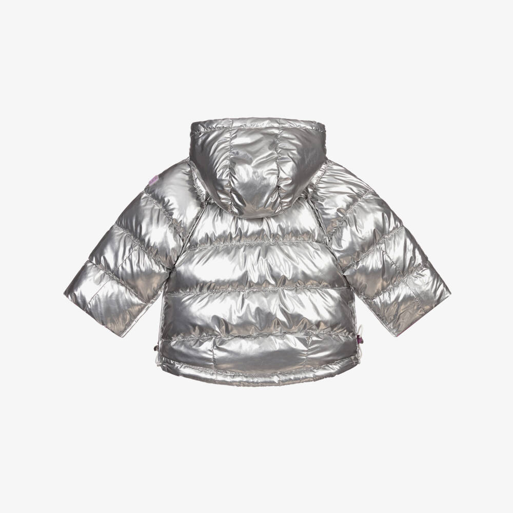 Mayoral-Girls Reversible Puffer Coat | Childrensalon Outlet