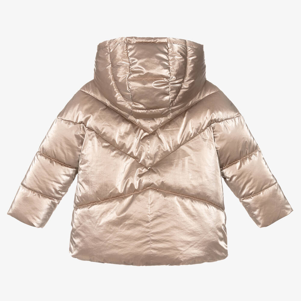 Girls rose gold coat hotsell