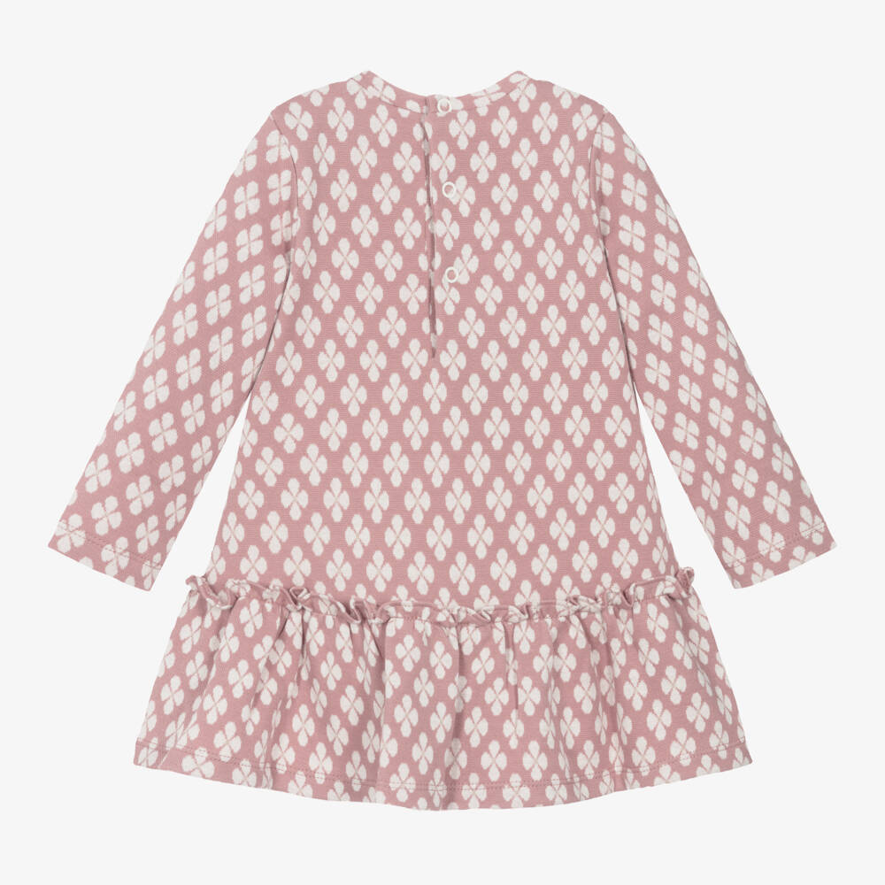 Mayoral-Girls Rose Jersey Floral Frock | Childrensalon Outlet