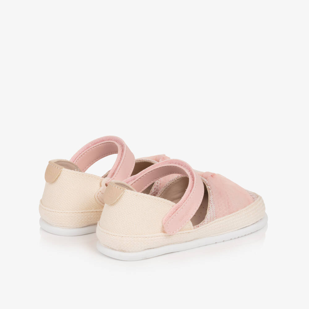 Mayoral-Girls Rose Ribbon Espadrille Flats | Childrensalon Outlet