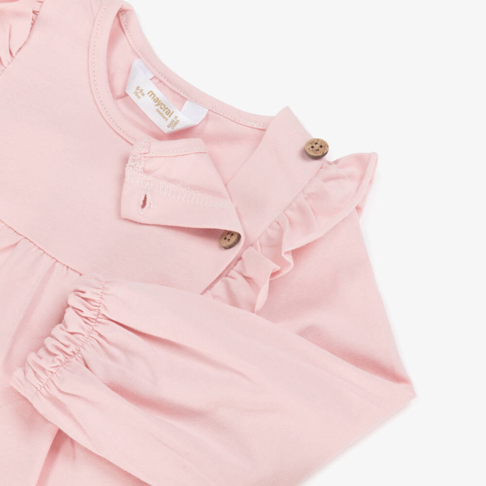 Mayoral Newborn-Girls' Rosy Bear Print Leggings Ensemble | Childrensalon Outlet