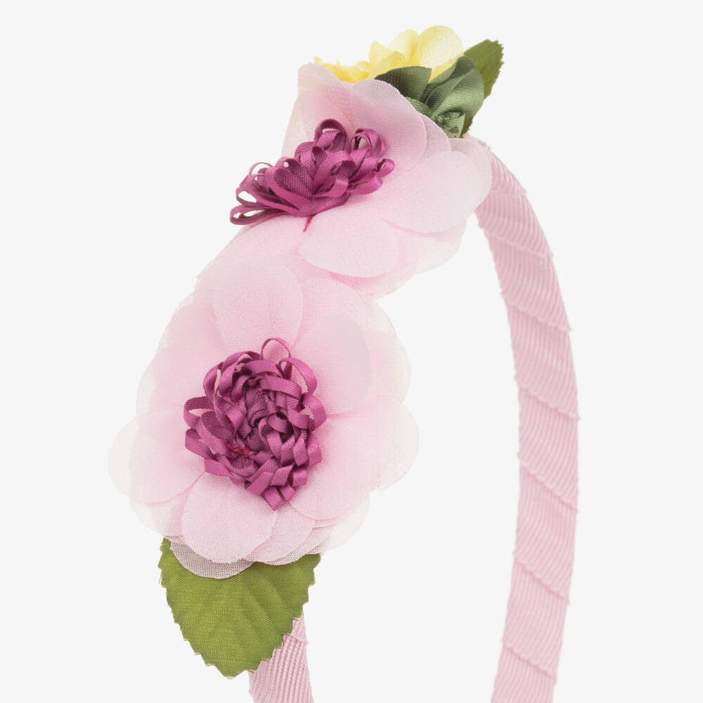 Mayoral-Girls Rosy Blossom Headband | Childrensalon Outlet